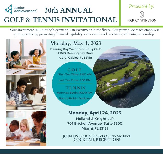 30th Annual Junior Achievement Golf and Tennis Tournament